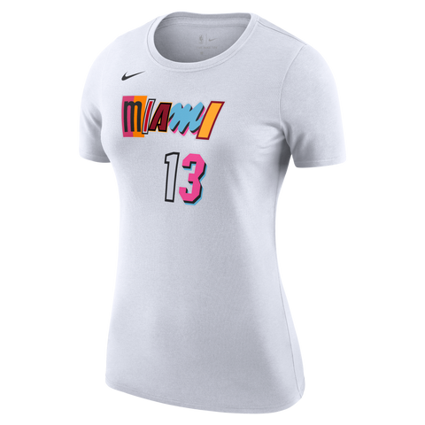Bam Adebayo Nike Miami Mashup Vol. 2 Name & Number Women's Tee