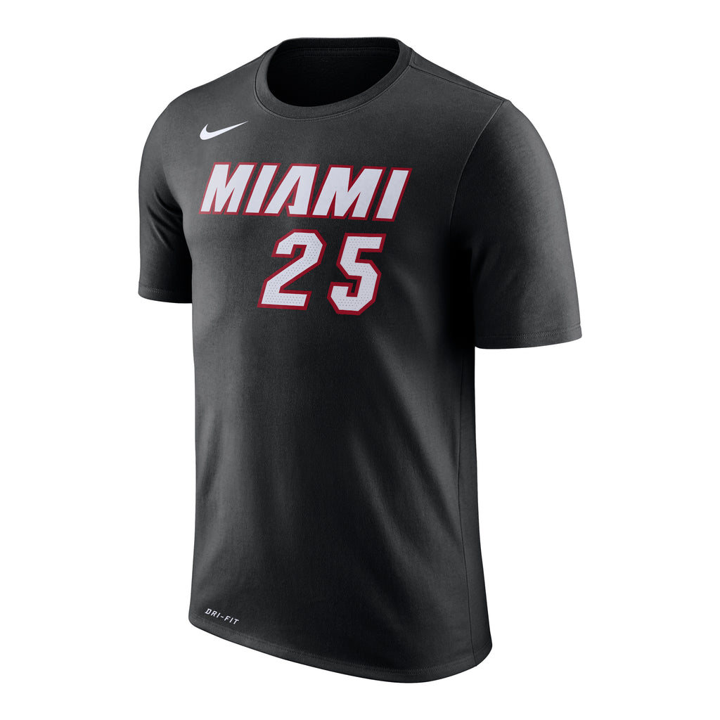 Kendrick Nunn Nike Miami HEAT Icon Black Name & Number Tee Men Tees NIKE    - featured image