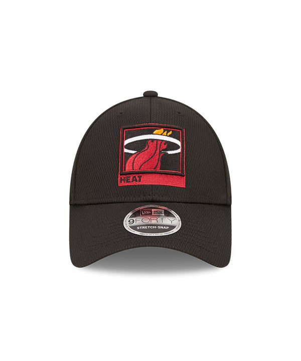 New Era Miami HEAT Stretch Black Snapback Snapbacks New Era