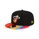 Court Culture Miami Mashup Vol. 2 Color Block Fitted Hat - 3