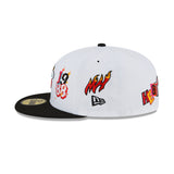 Court Culture Miami Mashup Vol. 2 Patch White Fitted Hat - 5