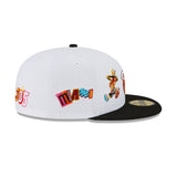 Court Culture Miami Mashup Vol. 2 Patch White Fitted Hat - 6