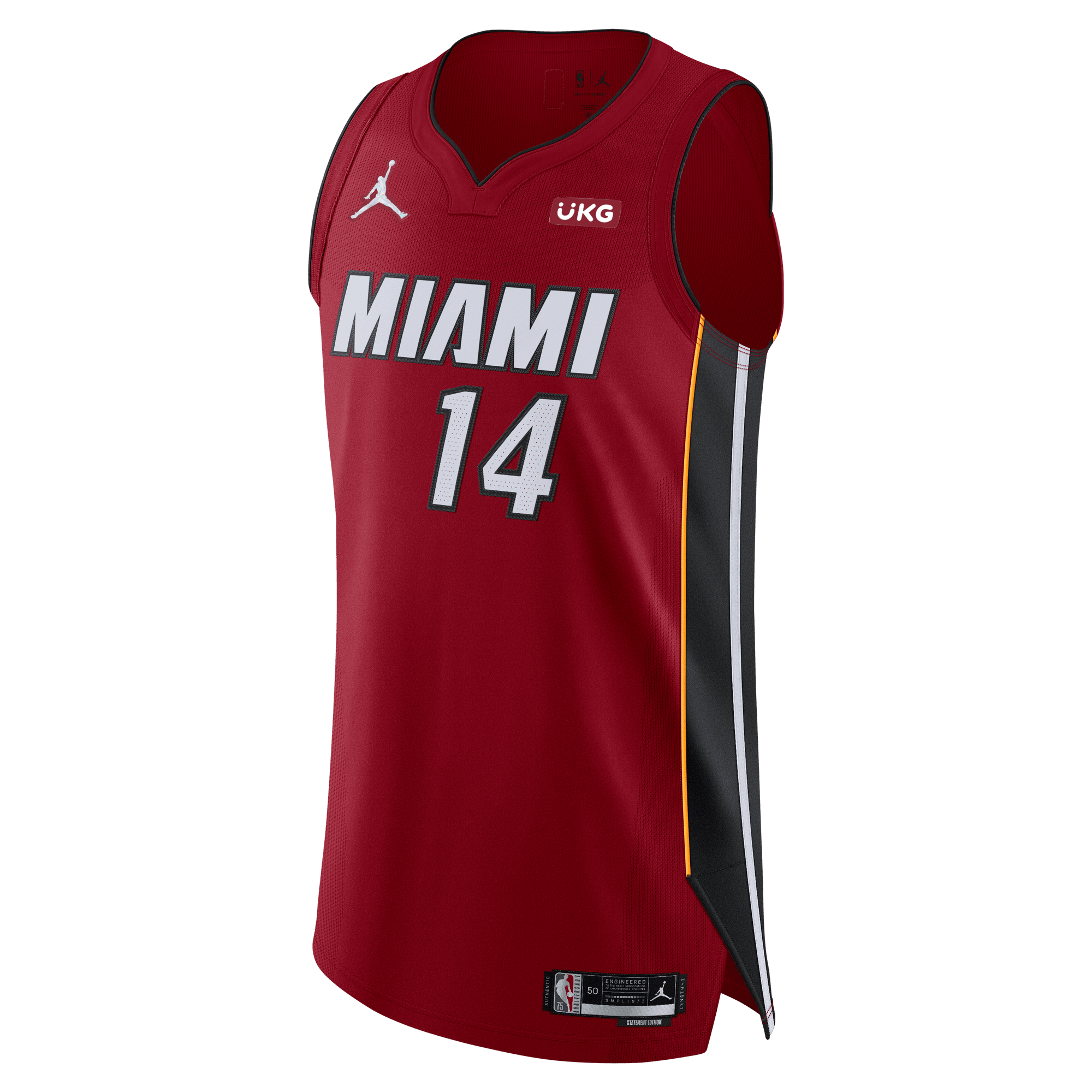 75th Anniversary Miami Heat Jordan ADO#13 Burgundy NBA Jersey