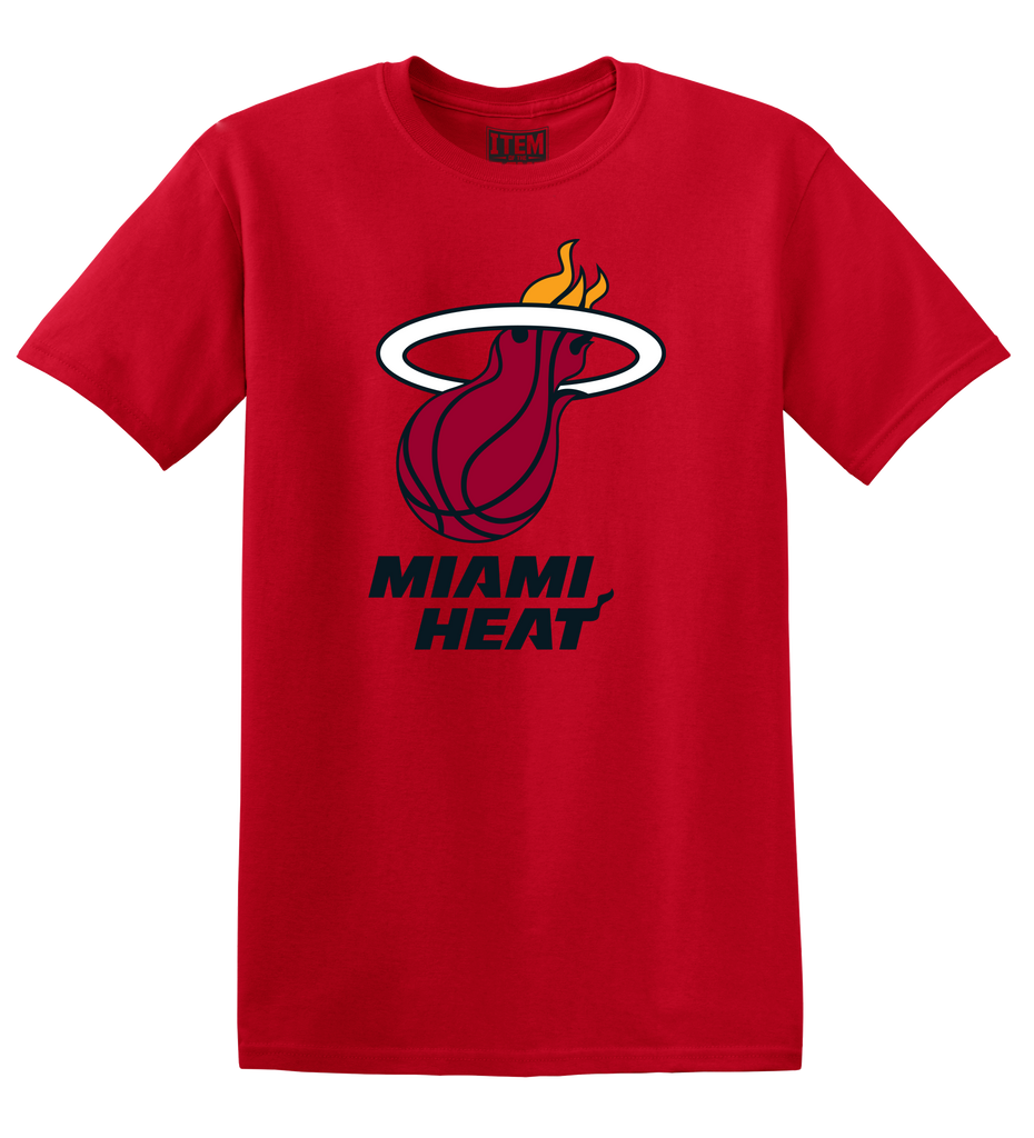 Miami HEAT Red Logo Tee Men Tees ITEM OF THE GAME    - featured image