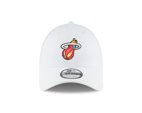 New Era Miami HEAT Mashup White Logo Dad Hat