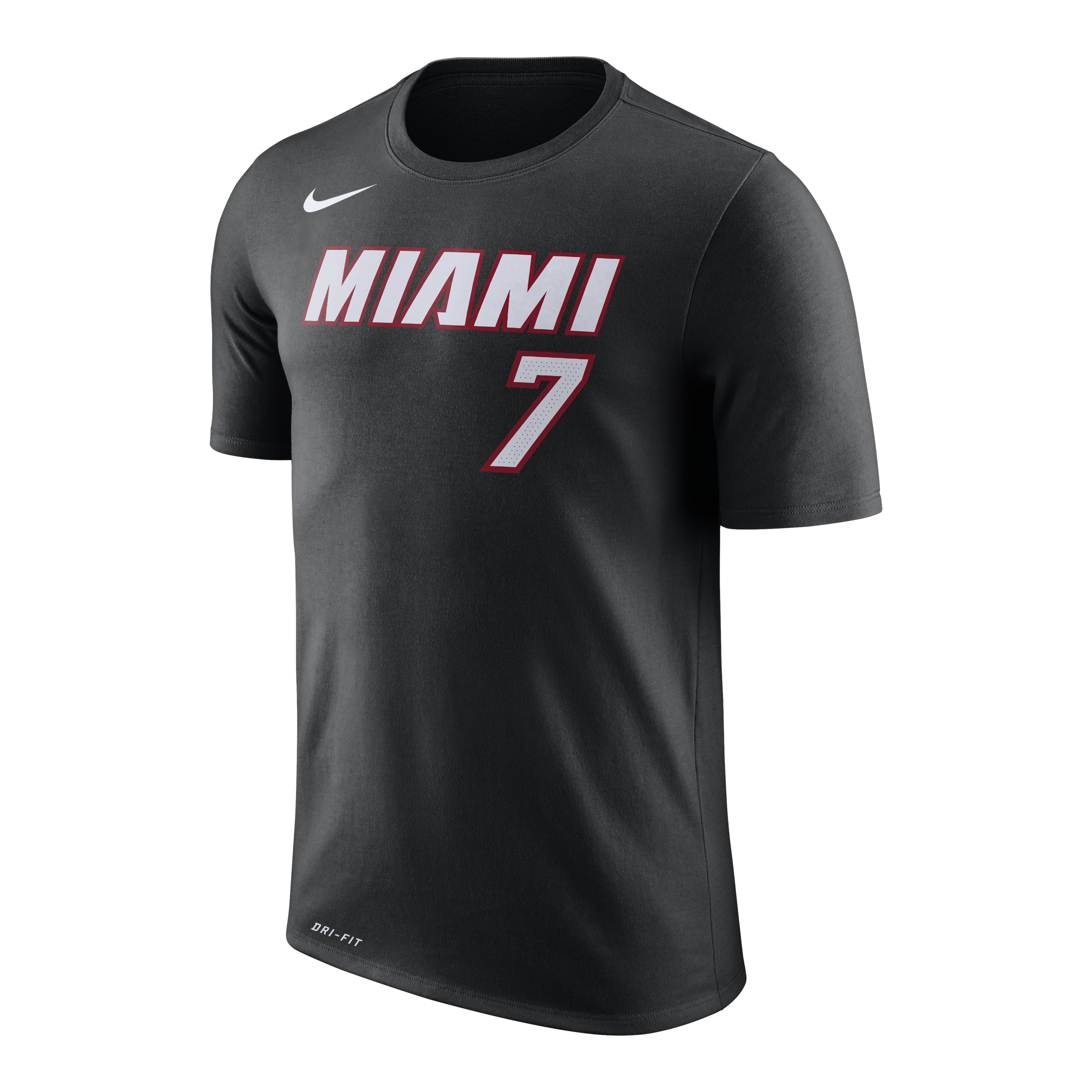 Goran Dragic Nike Miami HEAT Youth Black Name Number Tee