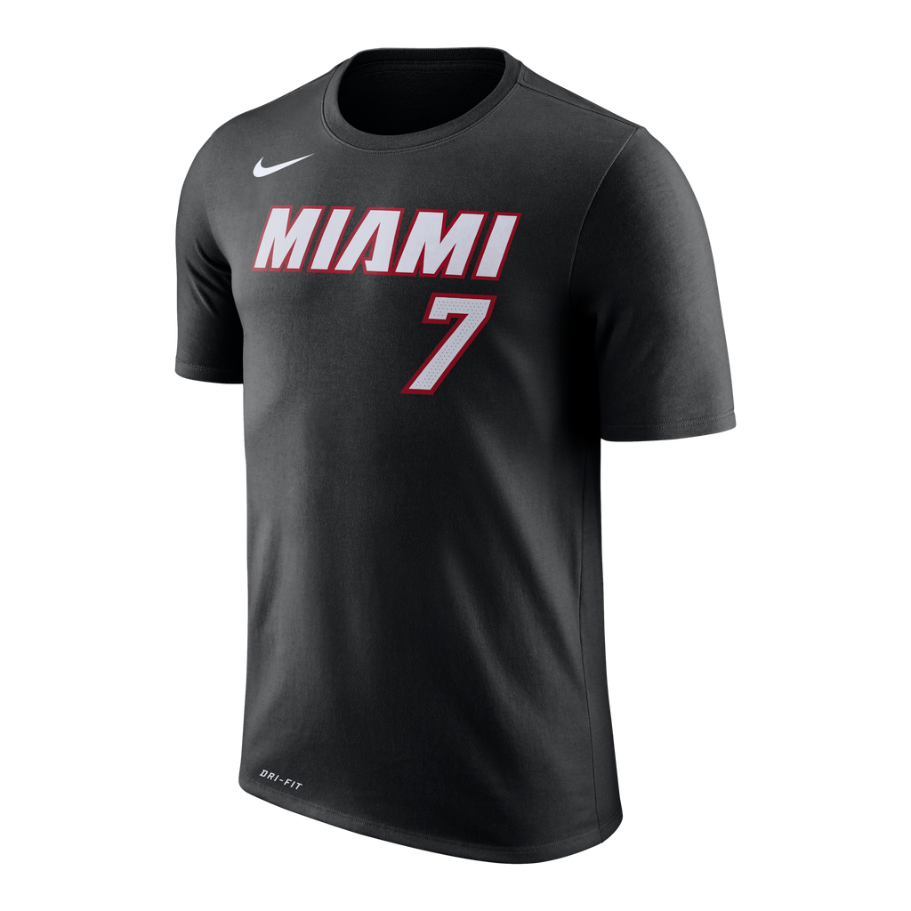 Goran Dragic Nike Miami HEAT Youth Black Name & Number Tee KIDS TEEST OUTERSTUFF    - featured image