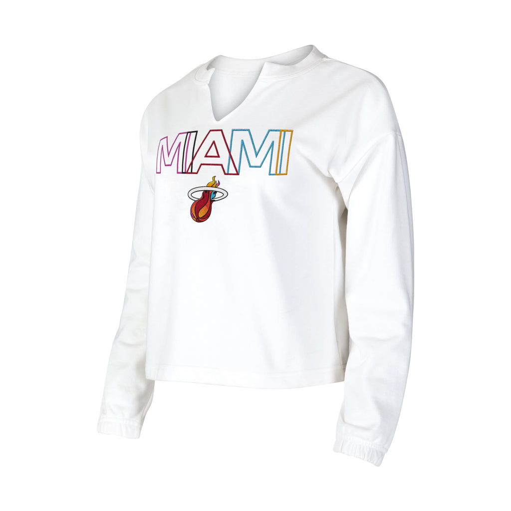 Concepts Sport Miami Mashup Vol. 2 Women's Long Sleeve Tee WOMENS TEES CONCEPTS SPORTS    - featured image