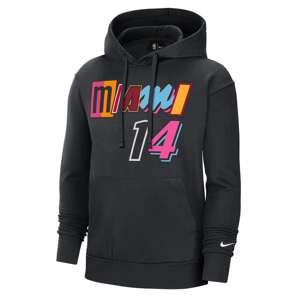 Tyler Herro Nike Miami HEAT Mashup Name & Number Hoodie MENSOUTERWEAR NIKE    - featured image