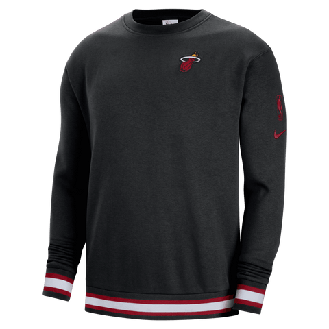 Nike Miami HEAT Courtside Fleece Sweatshirt