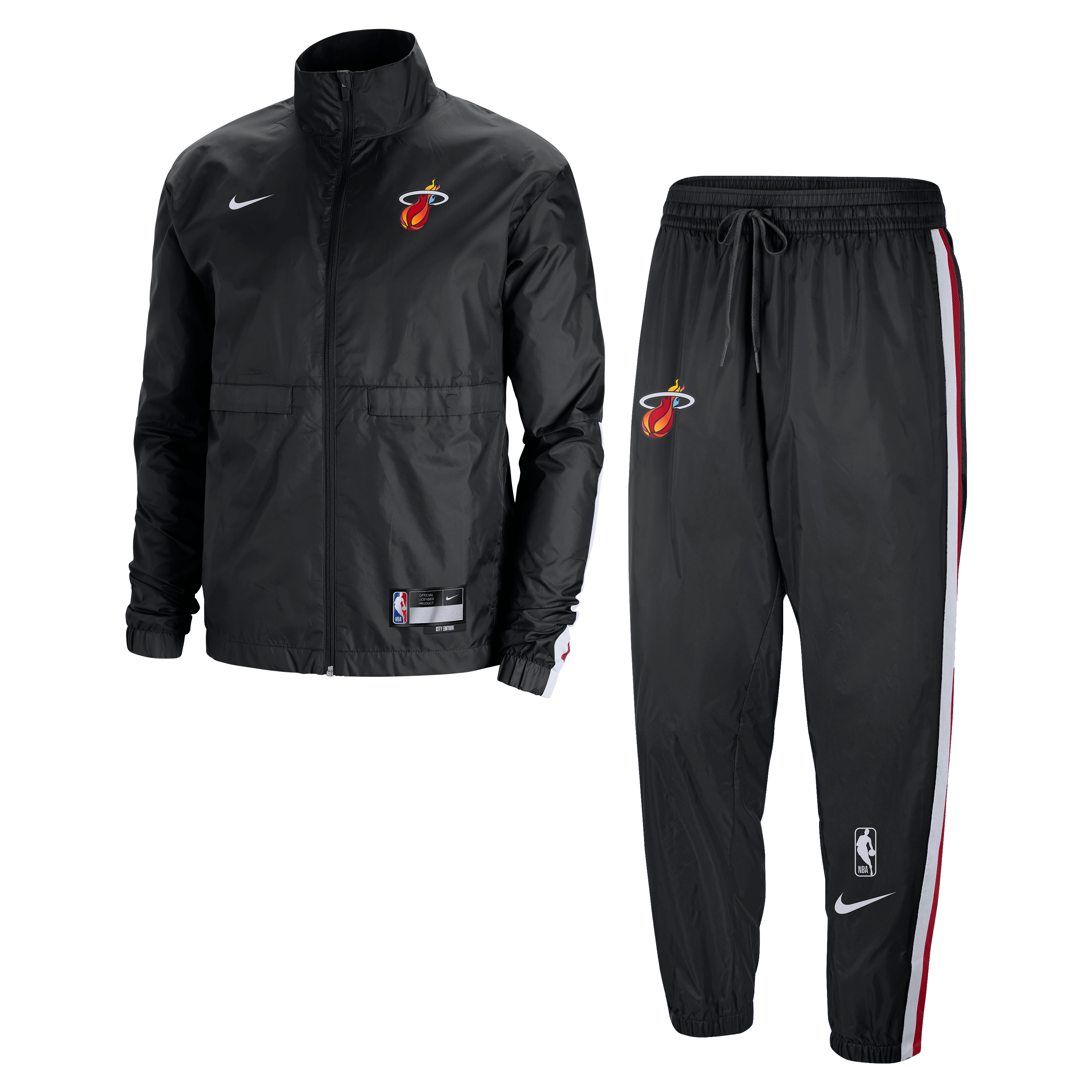 White nike tracksuit top hot sale