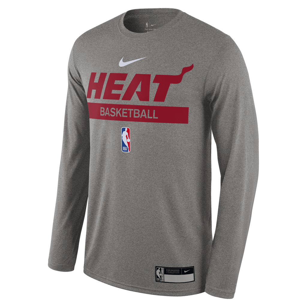Nike 2022 23 On Court Practice Long Sleeve Tee Miami HEAT Store