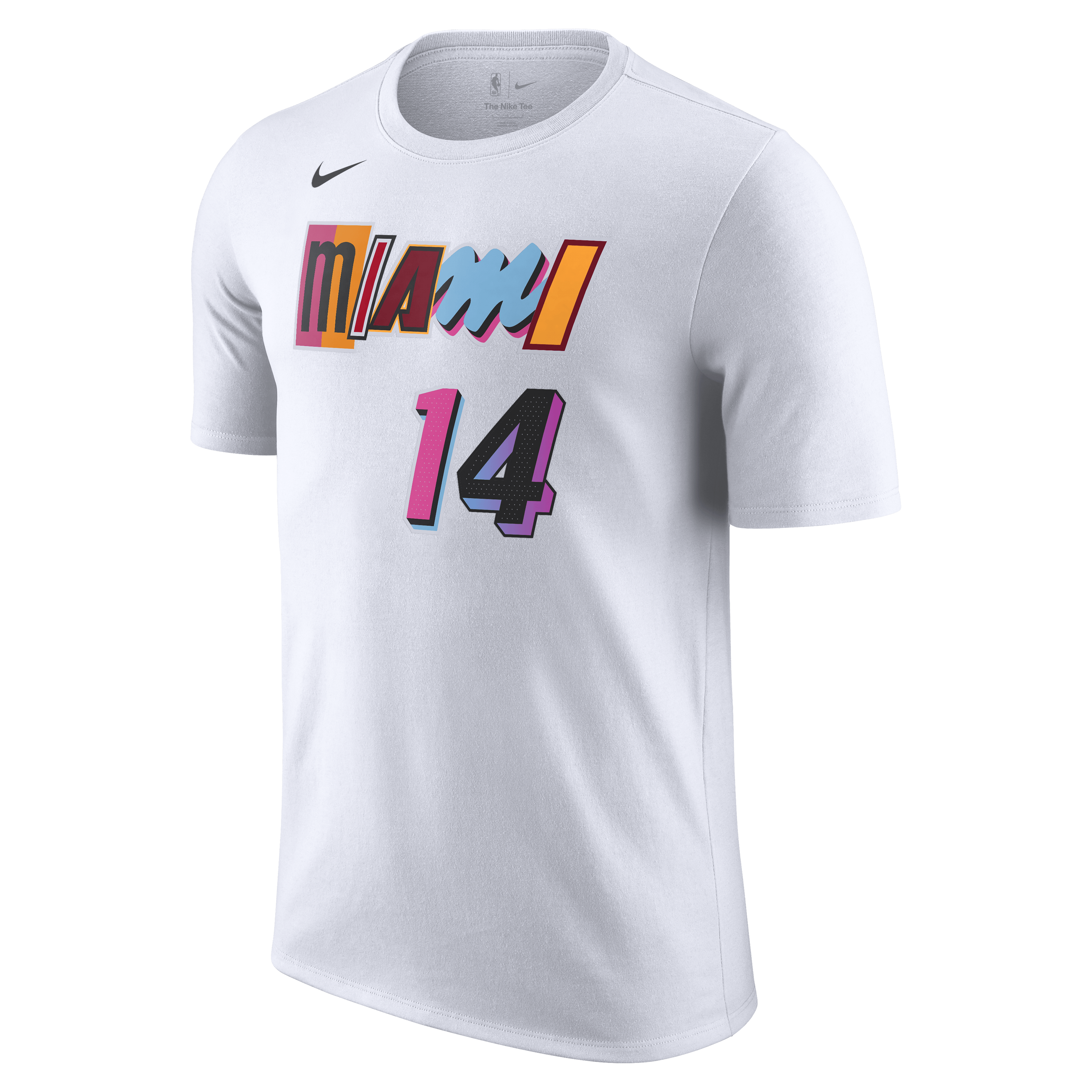 Tyler Herro Nike Miami Mashup Vol. 2 Name & Number Tee – Miami