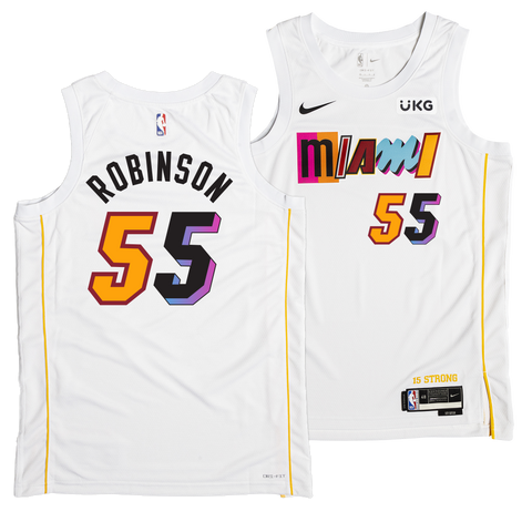 Miami Heat Duncan Robinson 2022-23 White Jersey