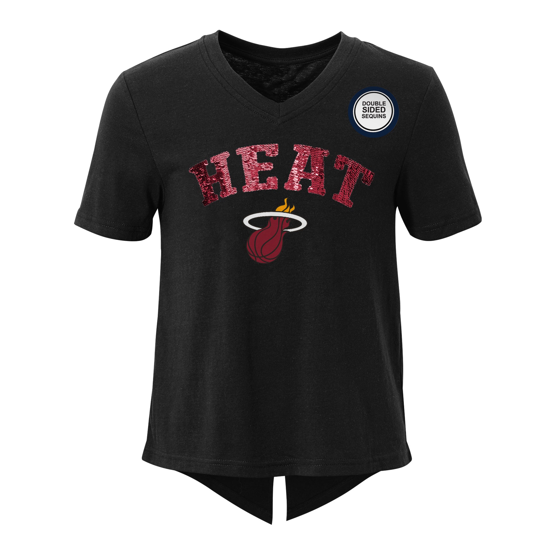 Miami HEAT Girls Club V-Neck Tee Girls Tee Outerstuff