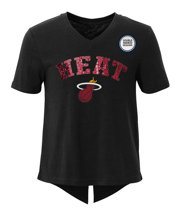 Miami HEAT Girls Club V-Neck Tee Girls Tee Outerstuff
