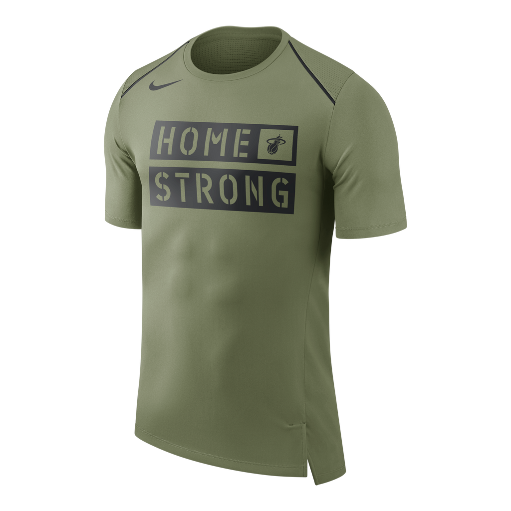Nike Miami HEAT Home Strong Shooting Shirt MENSAUTHENTICS NIKE    - featured image