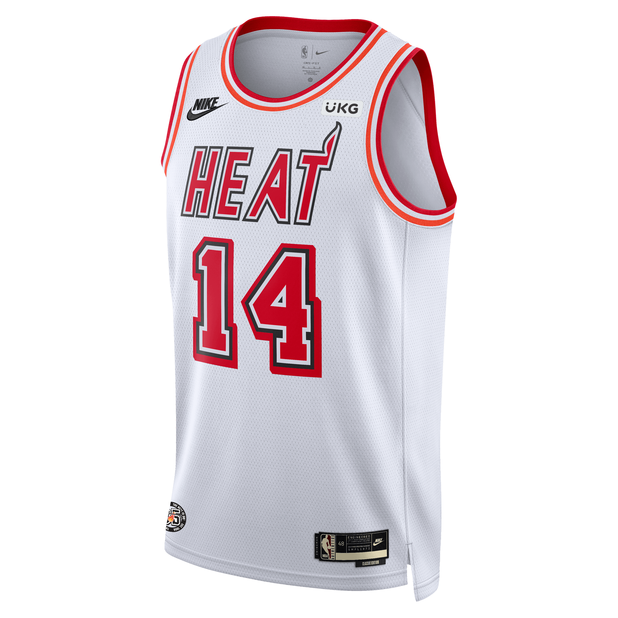 Miami Heat Nike Classic Edition Swingman Jersey - Custom - White - Tyler  Herro - Youth