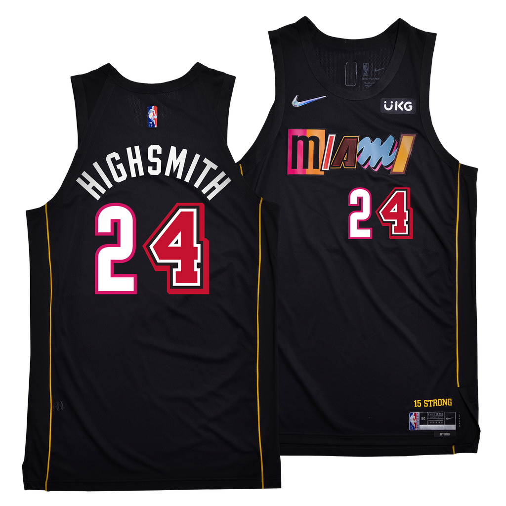 Haywood Highsmith Nike Miami HEAT Mashup Swingman Jersey - Player's Choice - featured image