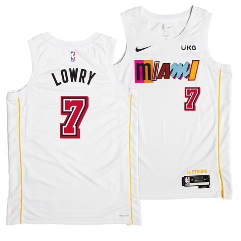 Miami Heat Nike Association Edition Swingman Jersey - White - Kyle Lowry -  Mens