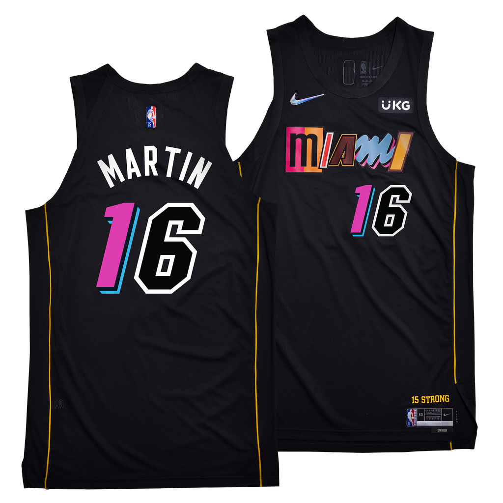 Caleb Martin Nike Miami HEAT Mashup Swingman Jersey - Player's Choice - featured image