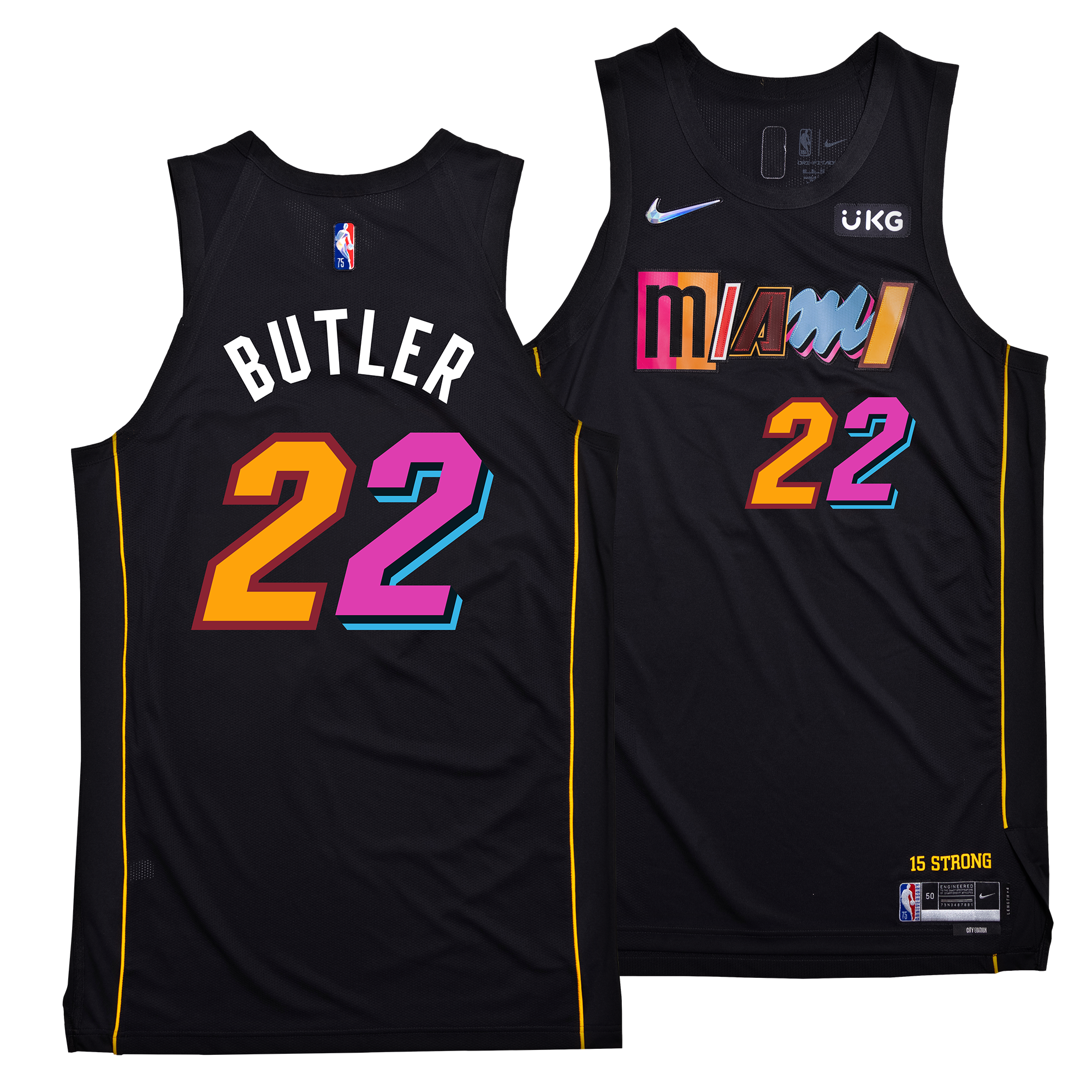  Jimmy Butler Miami Heat Yellow #22 Youth 8-20 Alternate Edition  Swingman Player Jersey (8) : Sports & Outdoors