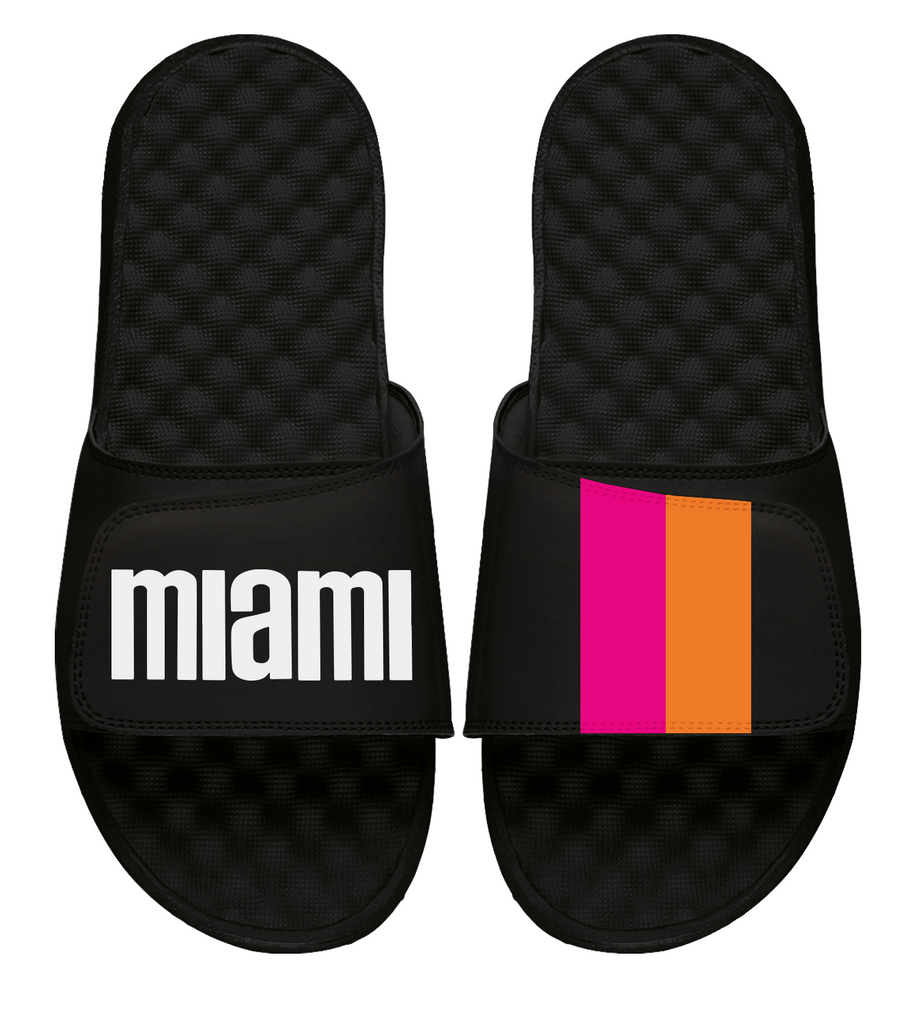 Islide Miami Floridians Black Sandals MENSFOOTWEAR ISLIDE    - featured image