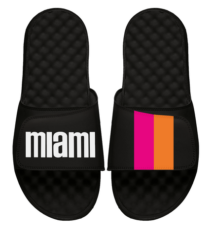 Islide Miami Floridians Black Sandals