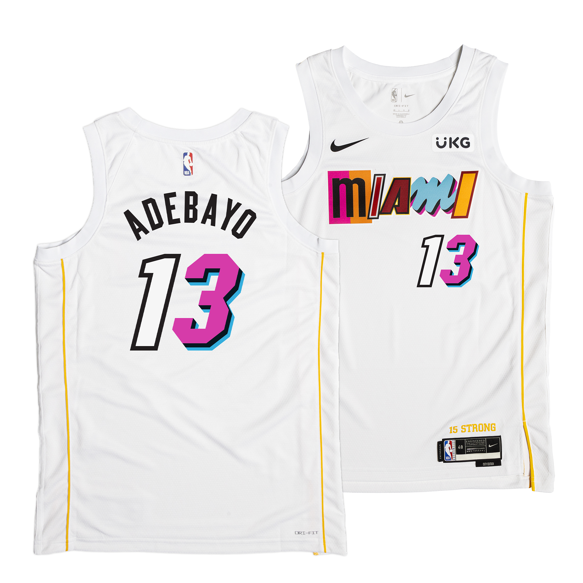 Bam Adebayo Nike Miami Mashup Vol. 2 Swingman Jersey Player s Choice