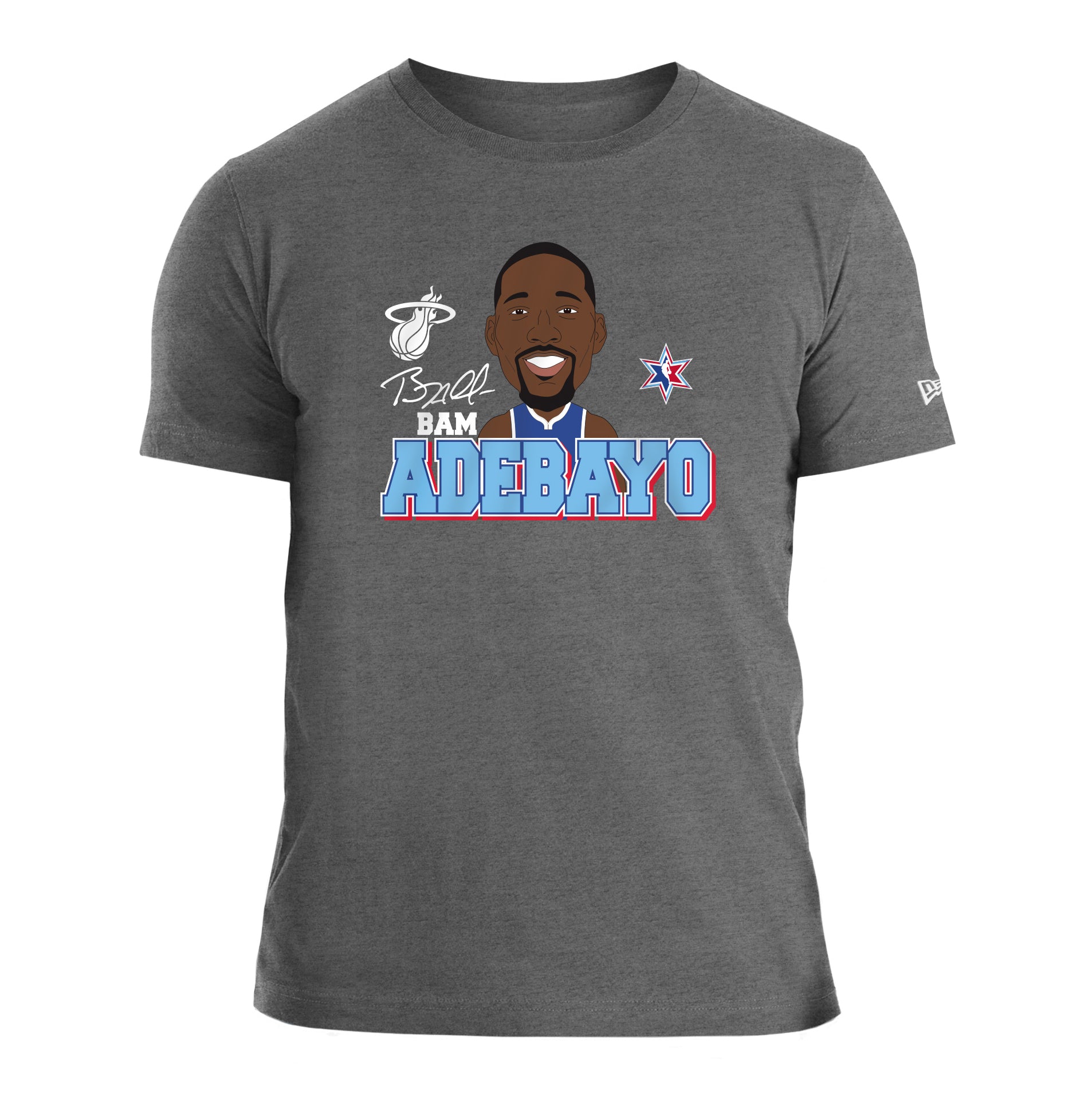 Bam Adebayo New ERA All-Star Tee Men Tees 5TH AND OCEAN   