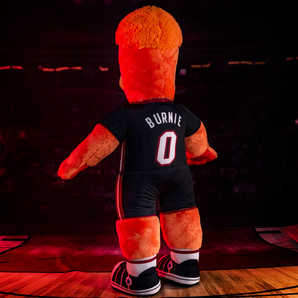 NBA Mascot 10 Plush Figure Miami Heat Burnie Red 1 ct