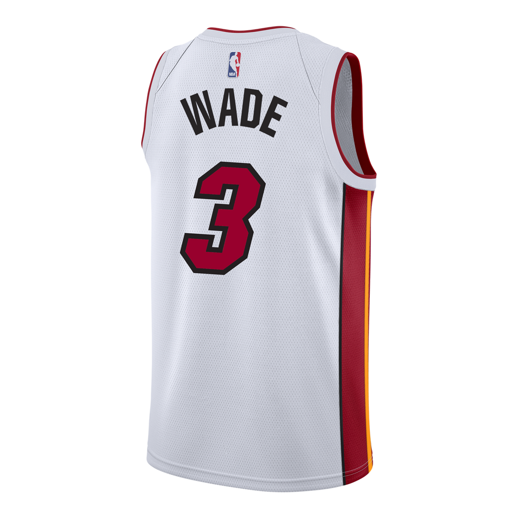 Dwyane Wade Nike Miami HEAT Youth Association White Swingman