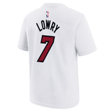 Kyle Lowry Nike Association White Name & Number Youth Tee - 2