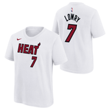 Kyle Lowry Nike Association White Name & Number Youth Tee - 3