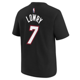 Kyle Lowry Nike Icon Black Name & Number Youth Tee - 2