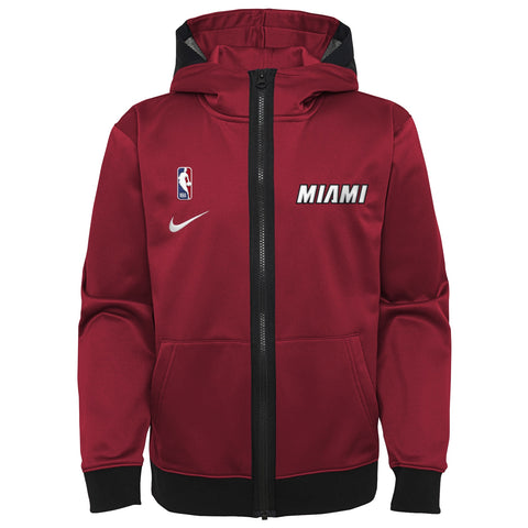 Nike Miami HEAT Statement Red Showtime Youth Hoodie