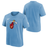 Nike Miami HEAT Mashup Logo Youth Blue Tee - 2