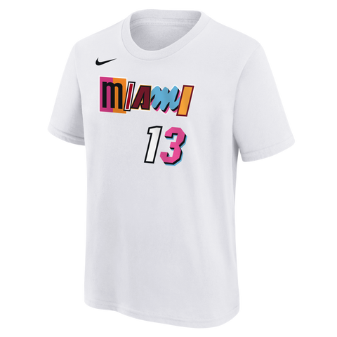 Bam Adebayo Nike Miami Mashup Vol. 2 Name & Number Youth Tee