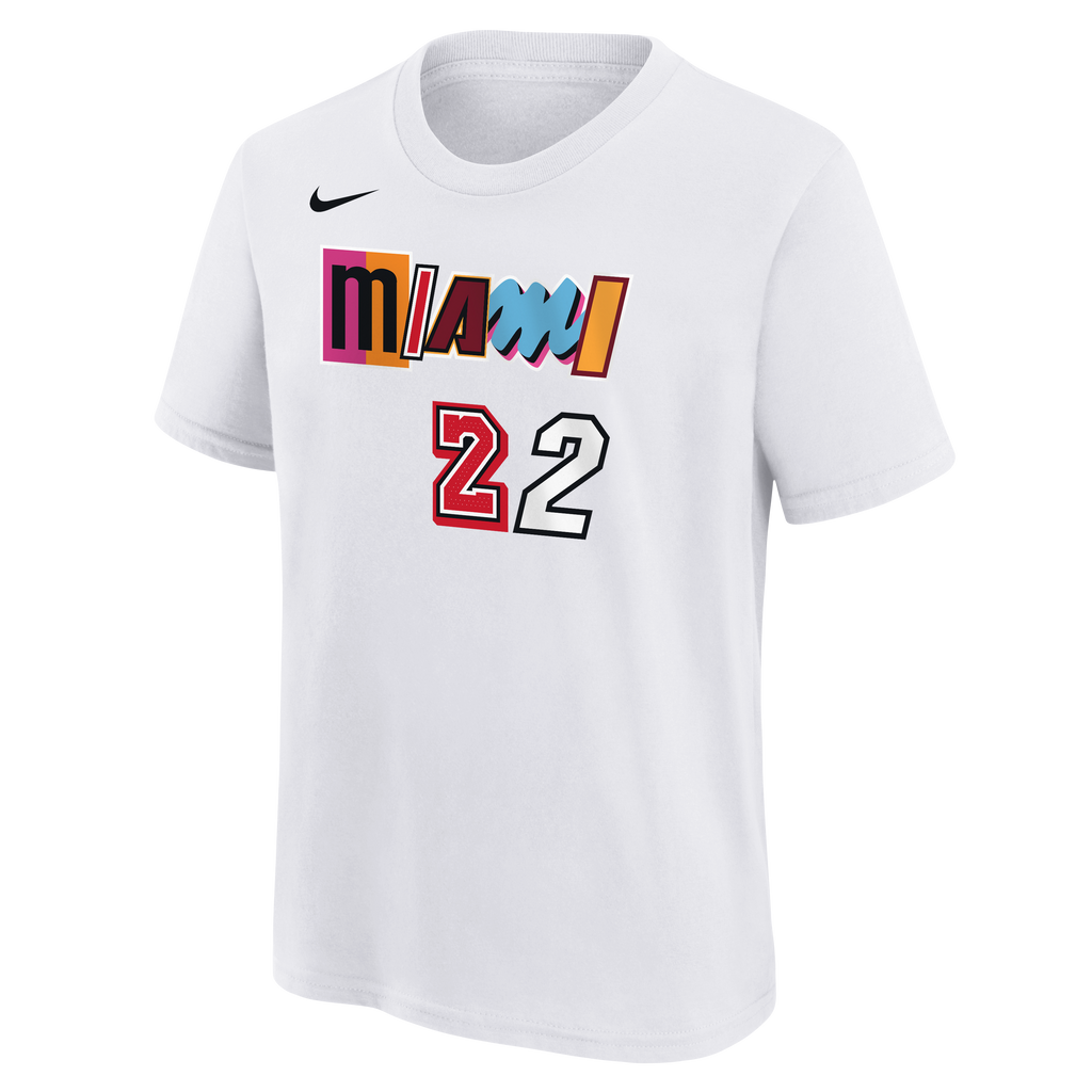 Jimmy Butler Nike Miami Mashup Vol. 2 Name & Number Youth Tee - featured image