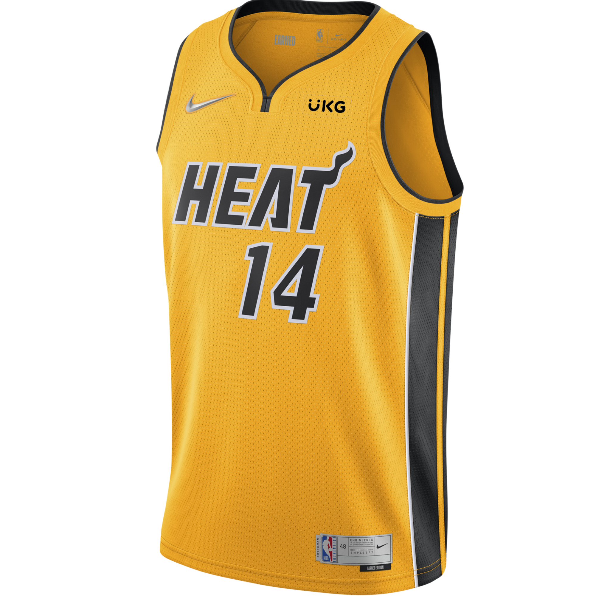 Nike, Shirts, Tyler Herro Miami Heat Trophy Gold Limited Medium Swingman  Jersey 73863
