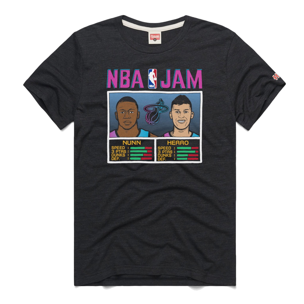 Homage ViceVersa Herro & Nunn Black NBA Jam Tee U-TEEST Homage    - featured image