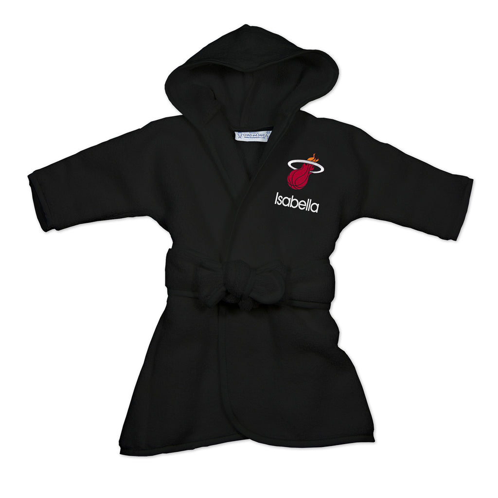 Designs by Chad and Jake Miami HEAT Custom Infant Black Robe - featured image