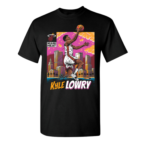 NBA Miami Heat Kyle Lowry The GOAT Is Back Funny Basketball Classic T-Shirt  - Mugteeco